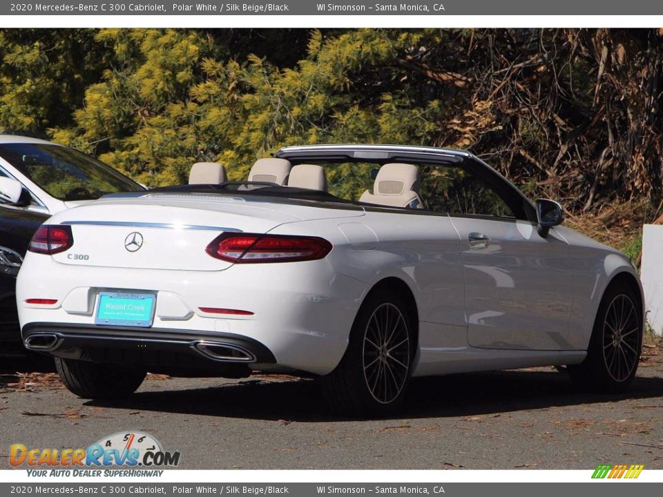 2020 Mercedes-Benz C 300 Cabriolet Polar White / Silk Beige/Black Photo #7