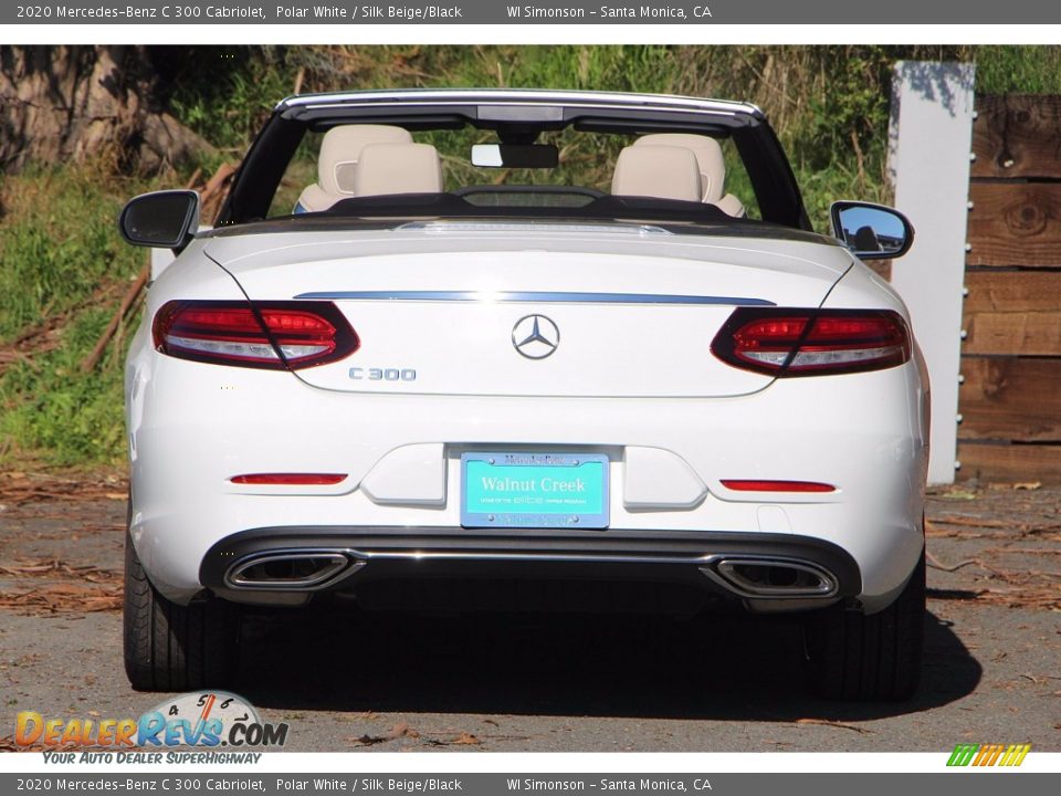 2020 Mercedes-Benz C 300 Cabriolet Polar White / Silk Beige/Black Photo #8
