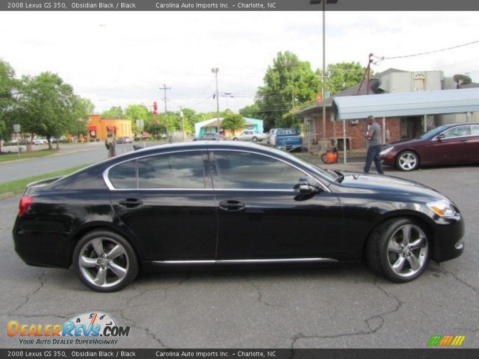 2008 Lexus GS 350 Obsidian Black / Black Photo #11