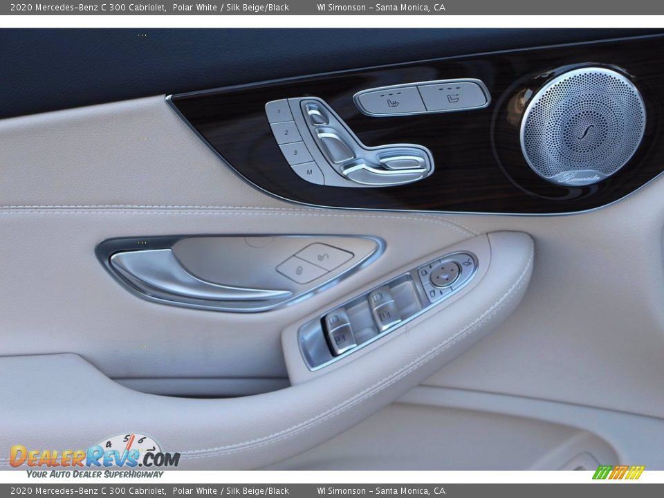 2020 Mercedes-Benz C 300 Cabriolet Polar White / Silk Beige/Black Photo #10