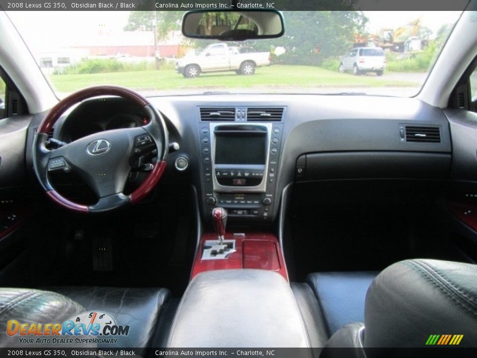 2008 Lexus GS 350 Obsidian Black / Black Photo #13