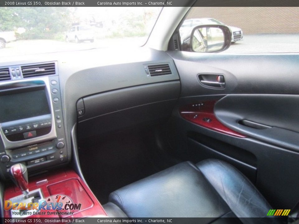 2008 Lexus GS 350 Obsidian Black / Black Photo #14