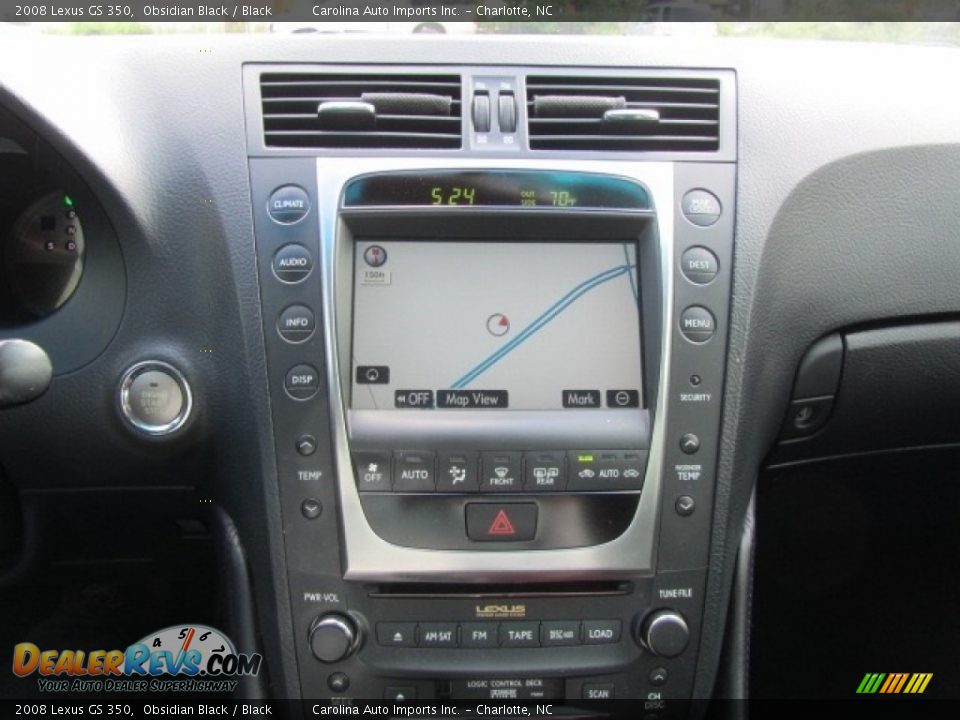 2008 Lexus GS 350 Obsidian Black / Black Photo #15