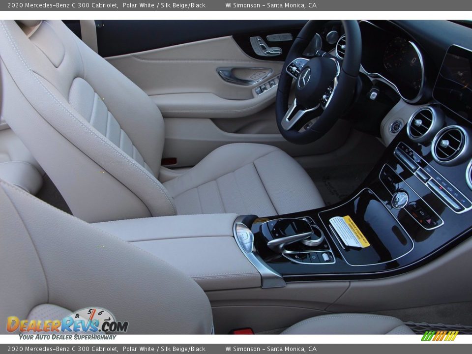 2020 Mercedes-Benz C 300 Cabriolet Polar White / Silk Beige/Black Photo #13