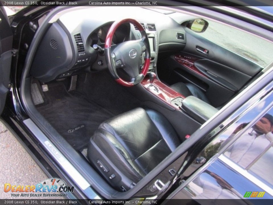 2008 Lexus GS 350 Obsidian Black / Black Photo #17