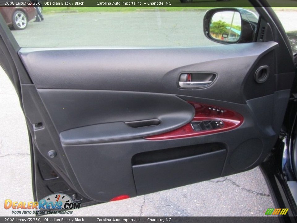 2008 Lexus GS 350 Obsidian Black / Black Photo #18