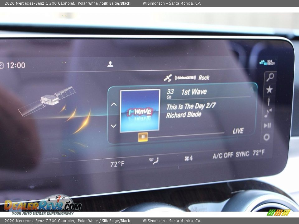 2020 Mercedes-Benz C 300 Cabriolet Polar White / Silk Beige/Black Photo #14