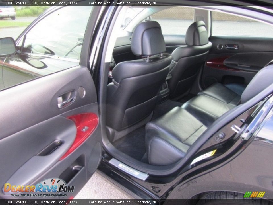 2008 Lexus GS 350 Obsidian Black / Black Photo #20