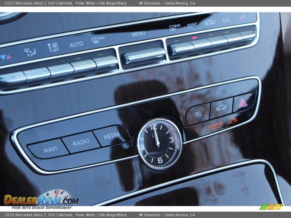 2020 Mercedes-Benz C 300 Cabriolet Polar White / Silk Beige/Black Photo #16