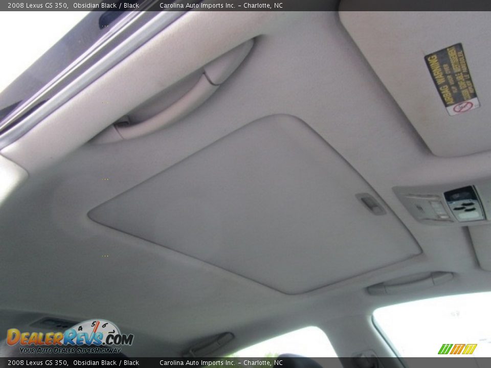2008 Lexus GS 350 Obsidian Black / Black Photo #24