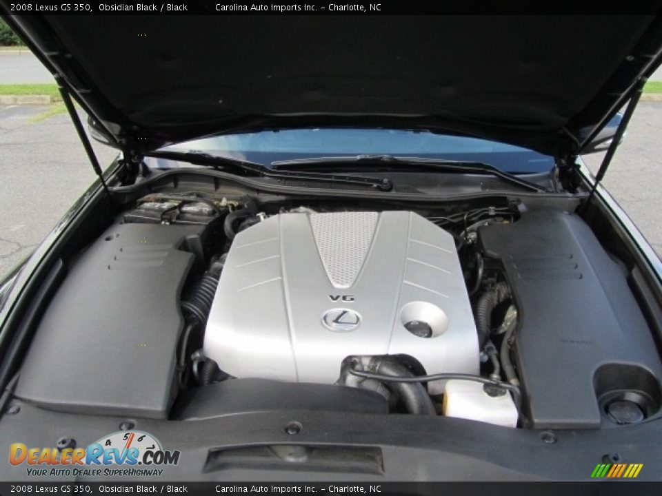 2008 Lexus GS 350 Obsidian Black / Black Photo #25