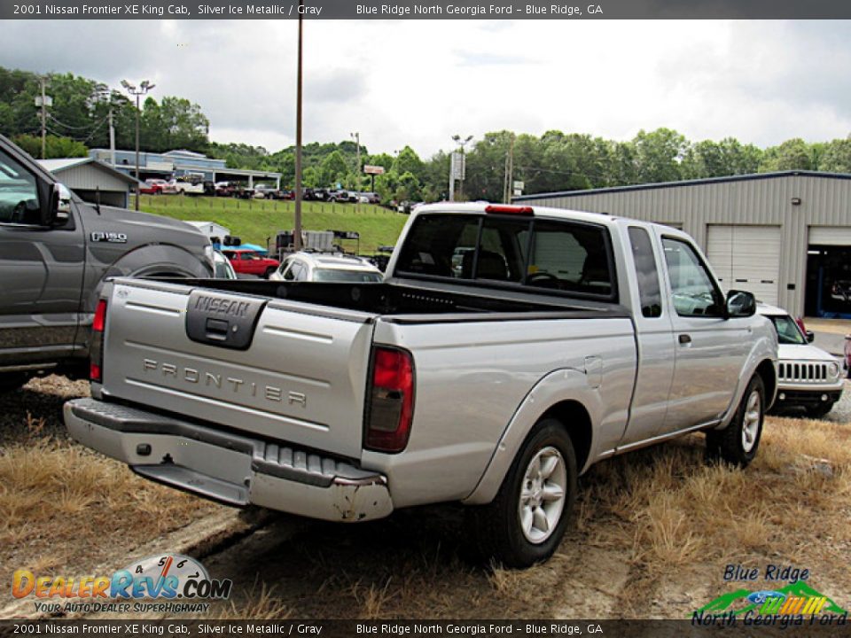 2001 Nissan Frontier XE King Cab Silver Ice Metallic / Gray Photo #4