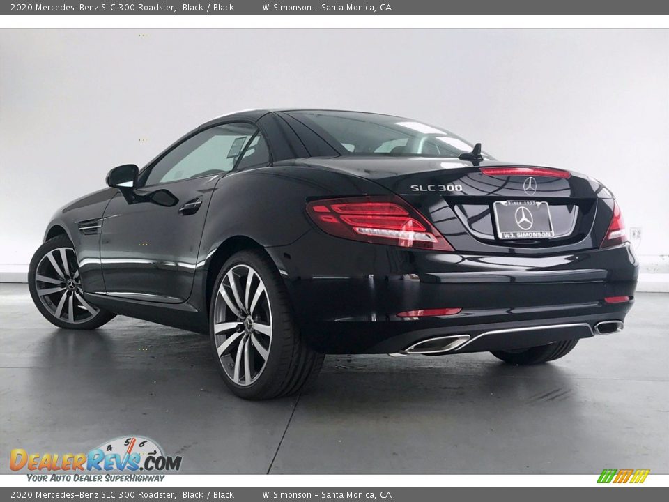2020 Mercedes-Benz SLC 300 Roadster Black / Black Photo #2