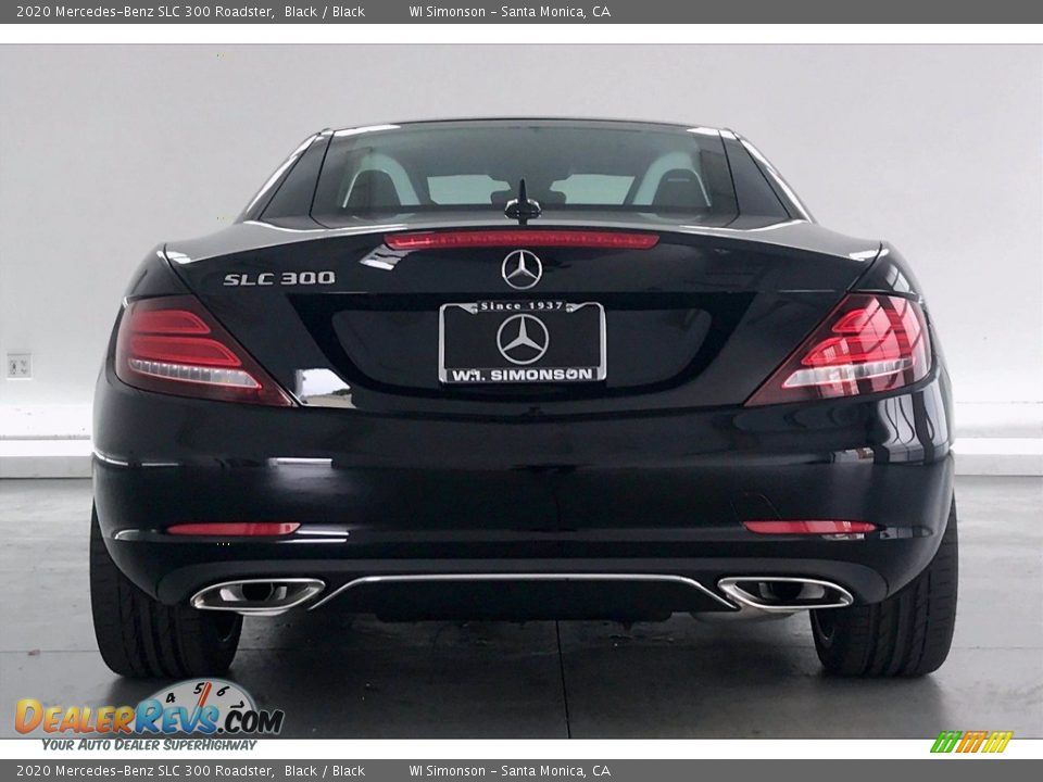 2020 Mercedes-Benz SLC 300 Roadster Black / Black Photo #3