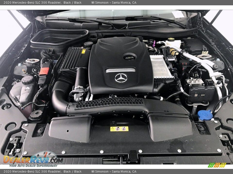 2020 Mercedes-Benz SLC 300 Roadster Black / Black Photo #8