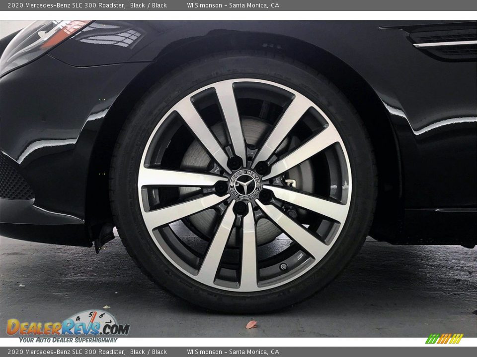 2020 Mercedes-Benz SLC 300 Roadster Black / Black Photo #9