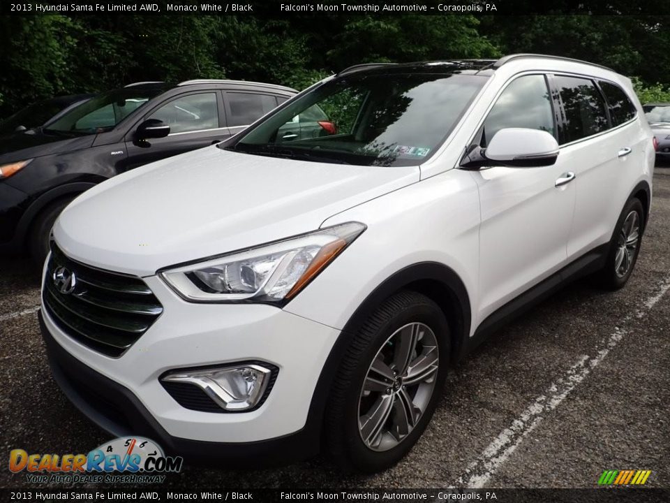 2013 Hyundai Santa Fe Limited AWD Monaco White / Black Photo #1