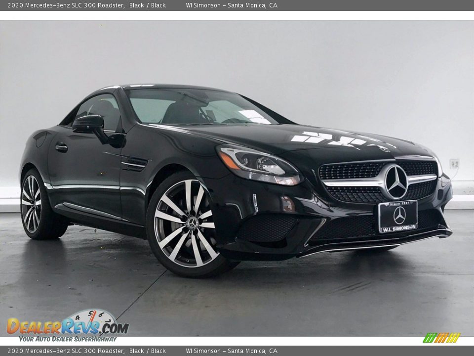 2020 Mercedes-Benz SLC 300 Roadster Black / Black Photo #12
