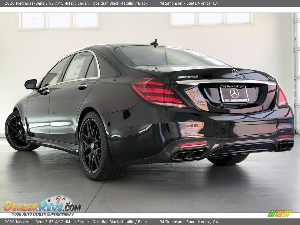 2020 Mercedes-Benz S 63 AMG 4Matic Sedan Obsidian Black Metallic / Black Photo #2