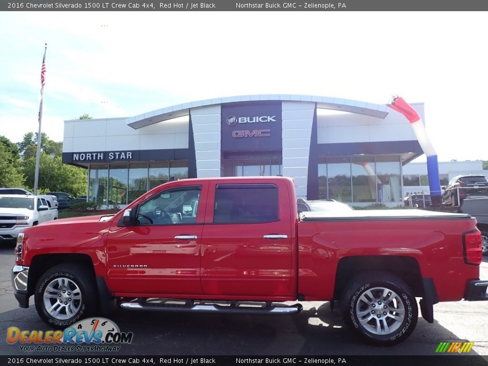 2016 Chevrolet Silverado 1500 LT Crew Cab 4x4 Red Hot / Jet Black Photo #1