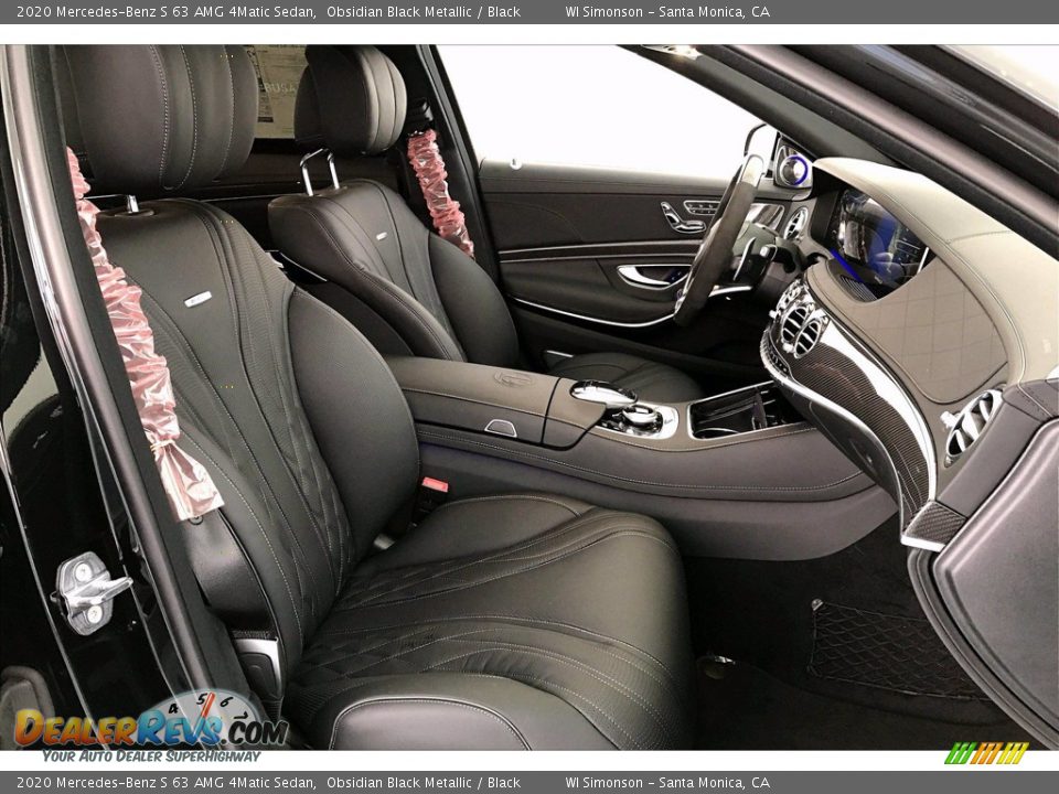 Front Seat of 2020 Mercedes-Benz S 63 AMG 4Matic Sedan Photo #5