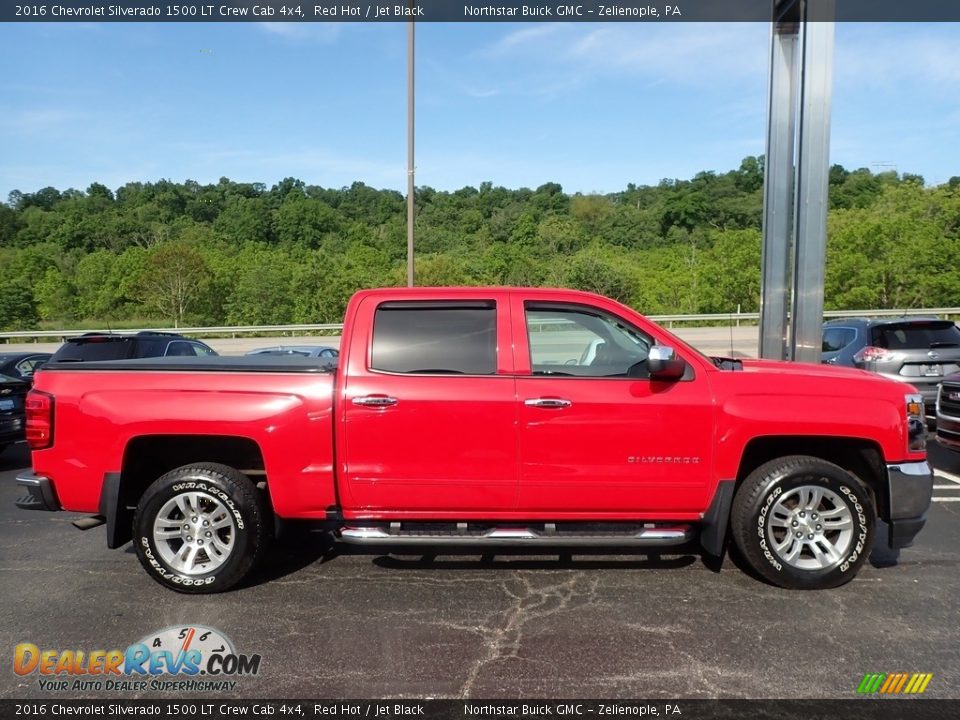2016 Chevrolet Silverado 1500 LT Crew Cab 4x4 Red Hot / Jet Black Photo #5