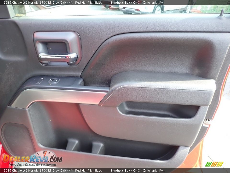 2016 Chevrolet Silverado 1500 LT Crew Cab 4x4 Red Hot / Jet Black Photo #7
