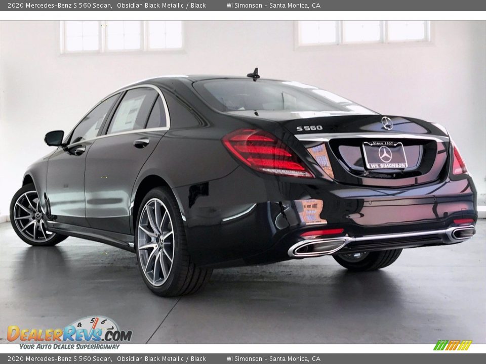 2020 Mercedes-Benz S 560 Sedan Obsidian Black Metallic / Black Photo #2