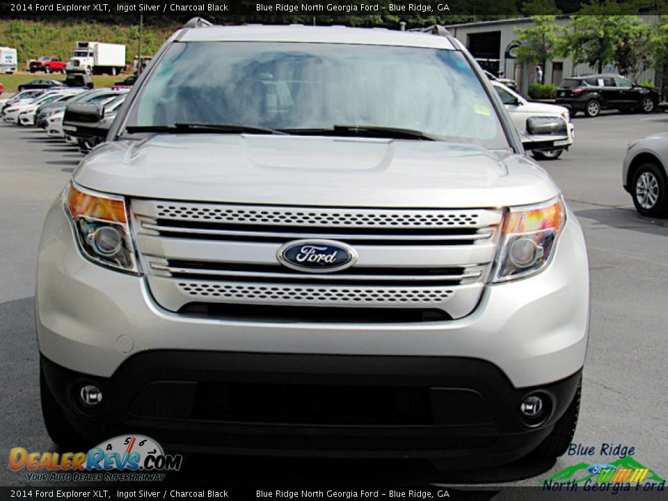 2014 Ford Explorer XLT Ingot Silver / Charcoal Black Photo #4