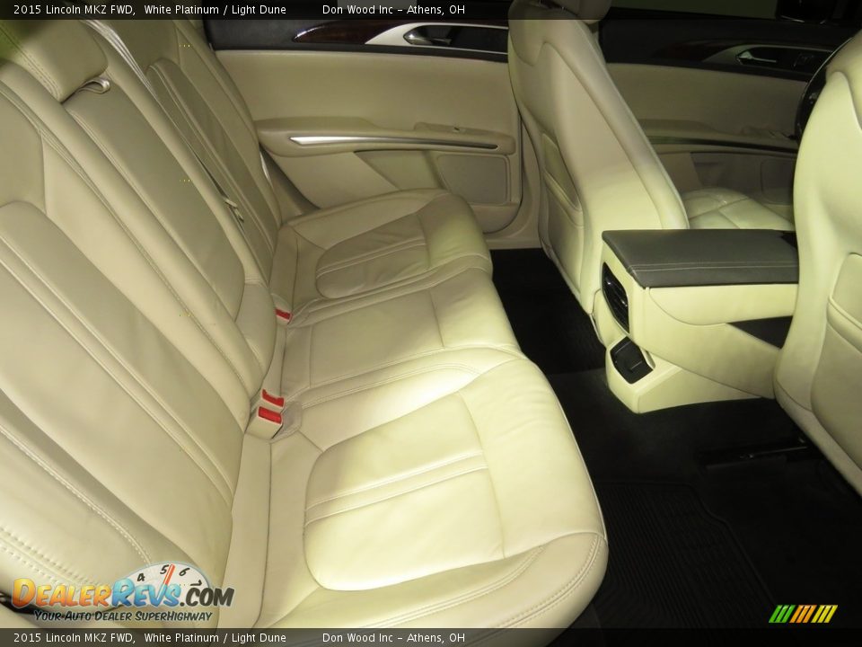 2015 Lincoln MKZ FWD White Platinum / Light Dune Photo #23