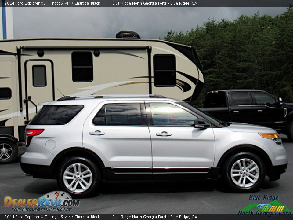 2014 Ford Explorer XLT Ingot Silver / Charcoal Black Photo #7