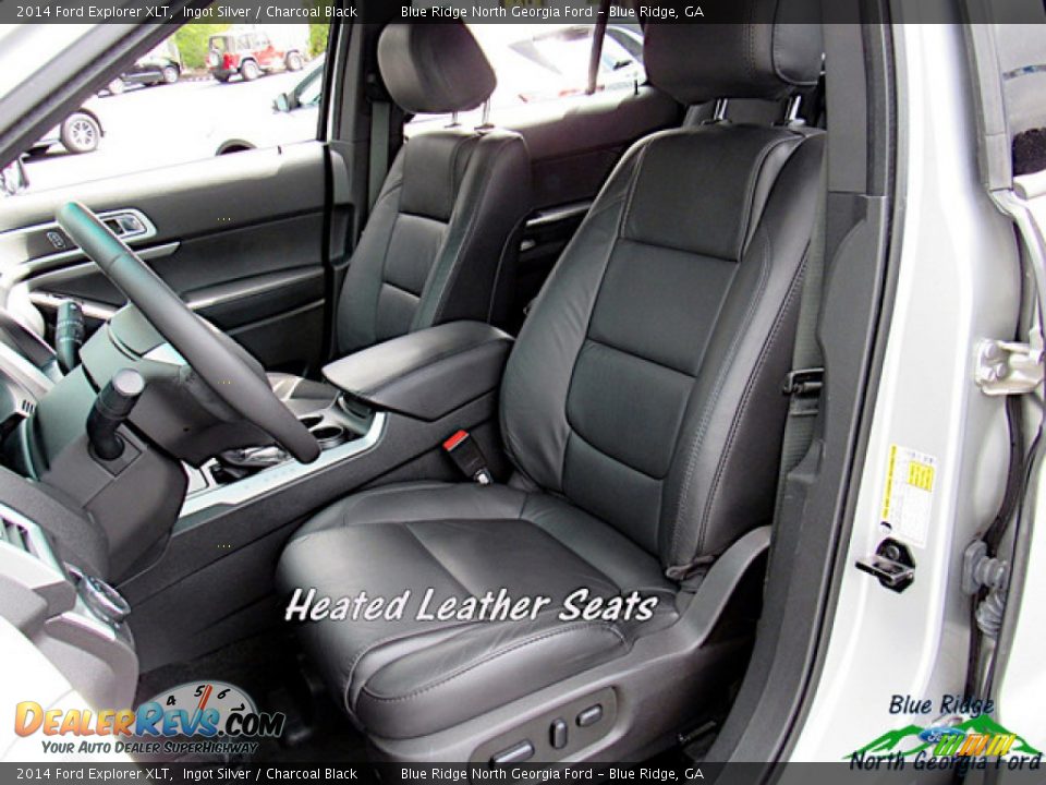 2014 Ford Explorer XLT Ingot Silver / Charcoal Black Photo #10