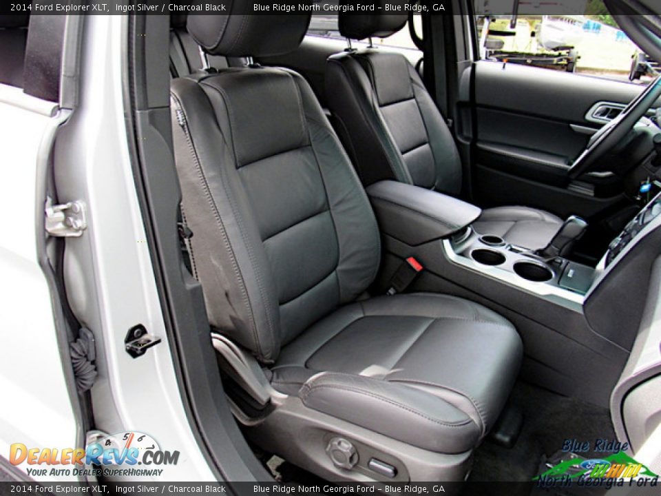 2014 Ford Explorer XLT Ingot Silver / Charcoal Black Photo #11