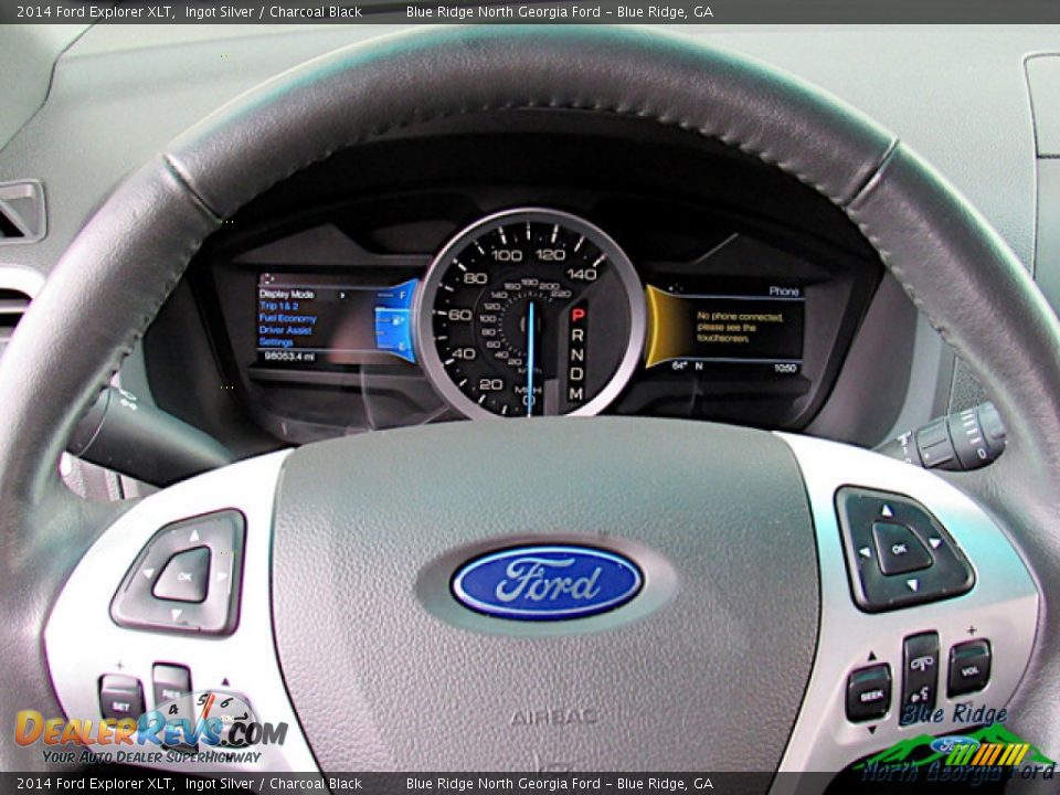 2014 Ford Explorer XLT Ingot Silver / Charcoal Black Photo #18