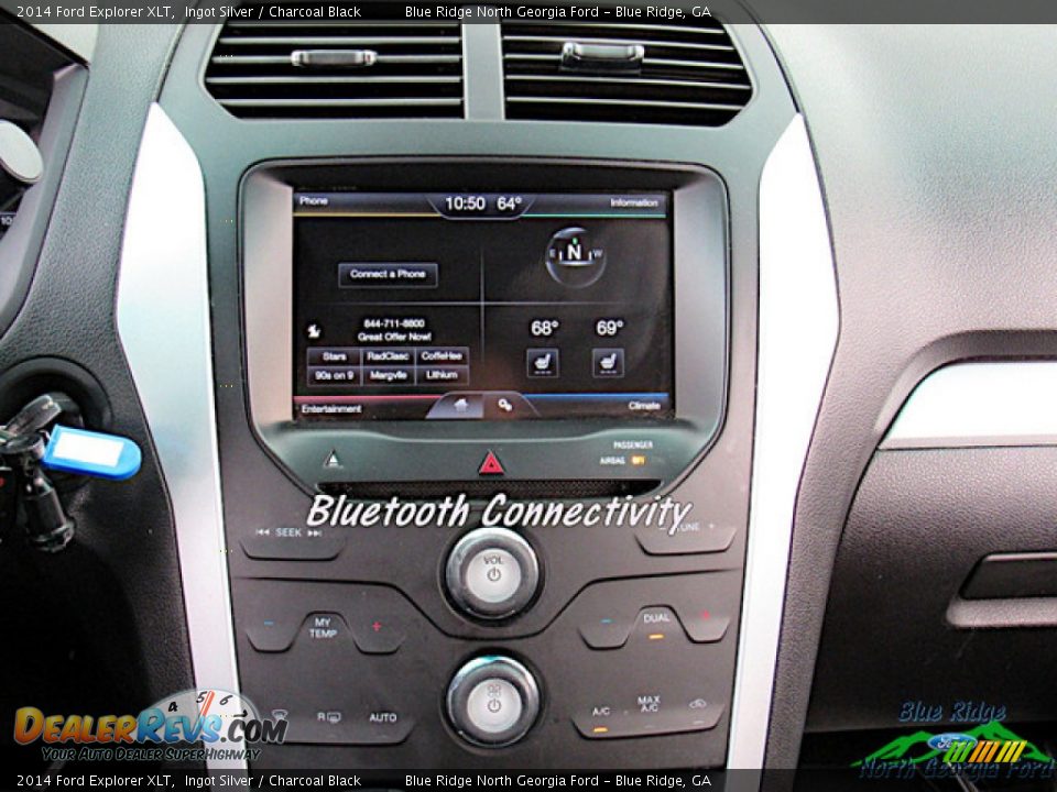2014 Ford Explorer XLT Ingot Silver / Charcoal Black Photo #19