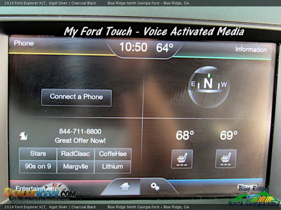 2014 Ford Explorer XLT Ingot Silver / Charcoal Black Photo #20