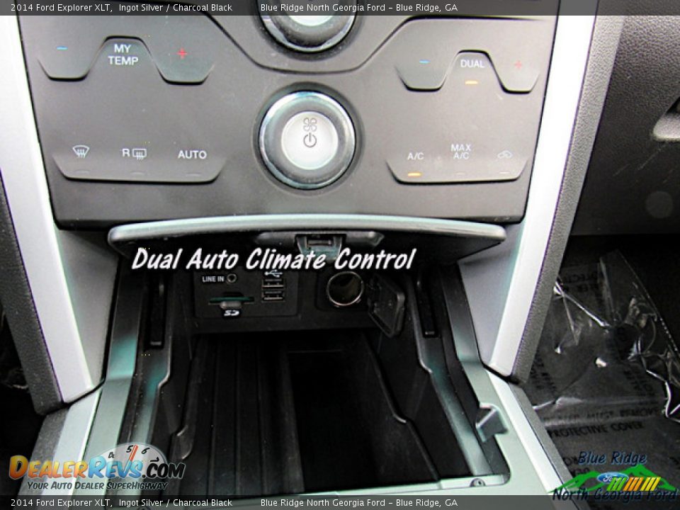 2014 Ford Explorer XLT Ingot Silver / Charcoal Black Photo #22