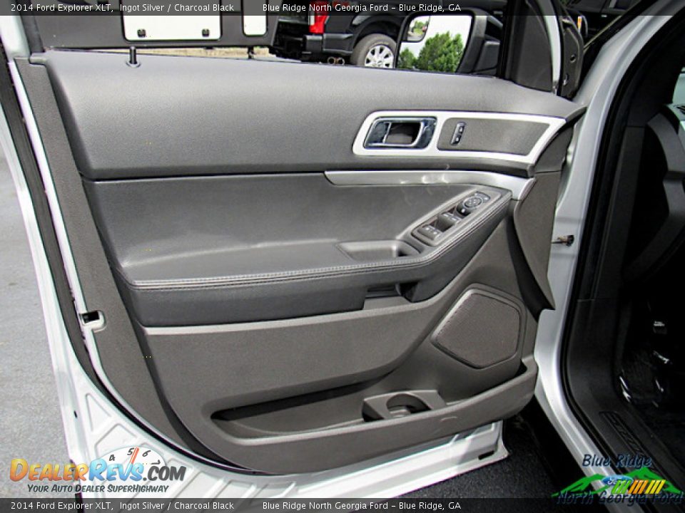 2014 Ford Explorer XLT Ingot Silver / Charcoal Black Photo #25