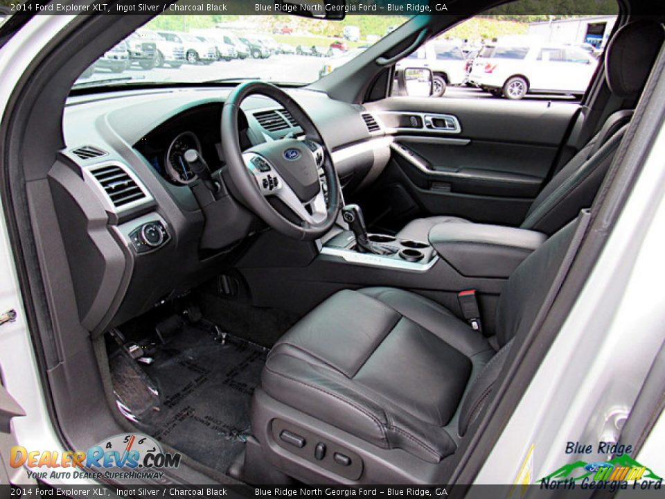 2014 Ford Explorer XLT Ingot Silver / Charcoal Black Photo #26