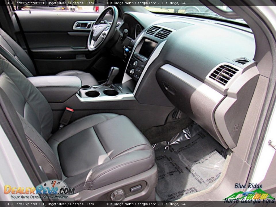 2014 Ford Explorer XLT Ingot Silver / Charcoal Black Photo #27