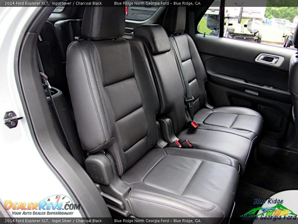 2014 Ford Explorer XLT Ingot Silver / Charcoal Black Photo #28