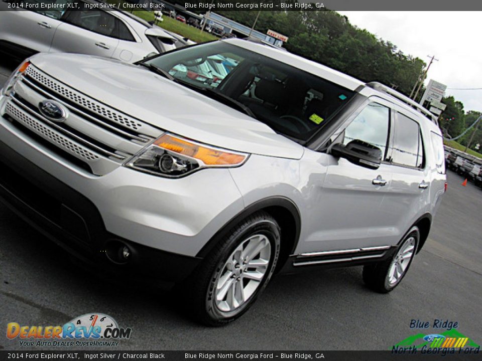 2014 Ford Explorer XLT Ingot Silver / Charcoal Black Photo #29