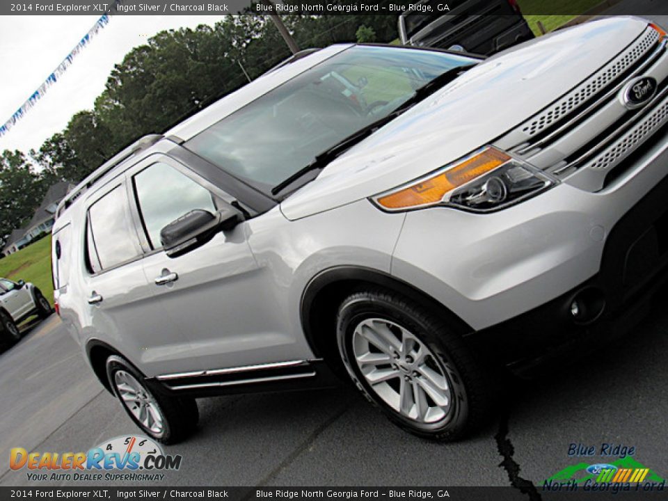 2014 Ford Explorer XLT Ingot Silver / Charcoal Black Photo #30