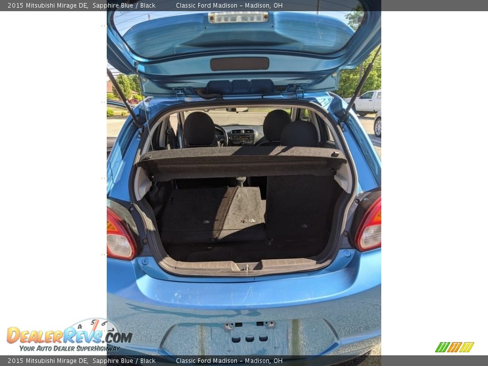2015 Mitsubishi Mirage DE Sapphire Blue / Black Photo #1