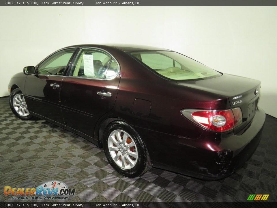 2003 Lexus ES 300 Black Garnet Pearl / Ivory Photo #9