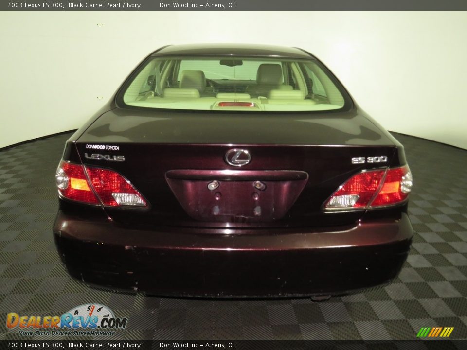 2003 Lexus ES 300 Black Garnet Pearl / Ivory Photo #11