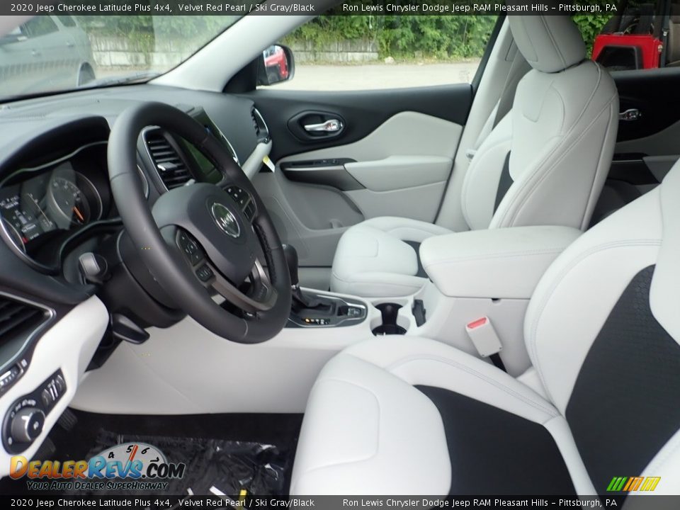 2020 Jeep Cherokee Latitude Plus 4x4 Velvet Red Pearl / Ski Gray/Black Photo #15