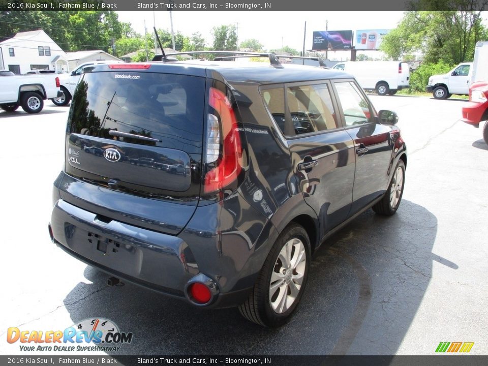 2016 Kia Soul ! Fathom Blue / Black Photo #4