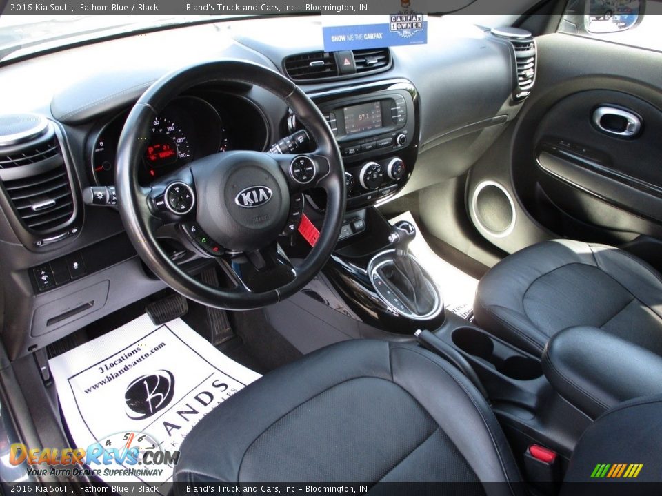 2016 Kia Soul ! Fathom Blue / Black Photo #6