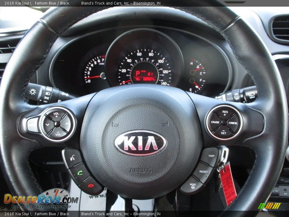 2016 Kia Soul ! Fathom Blue / Black Photo #13